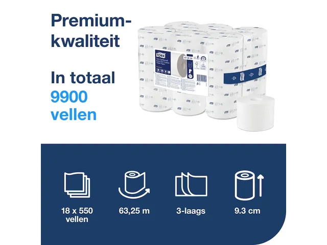 Tork 472630 OptiServe Hulsloos Toiletpapier T7 Advanced 2-laags 24 rol