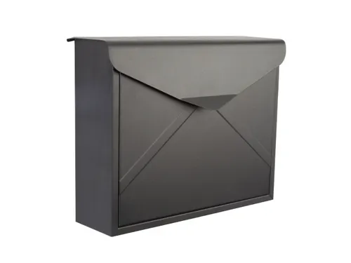 Brievenbus Mailbox Verona Mat Zwart Staal