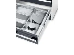 opleghoek,BxD 80x20mm,Polystyreen,RAL7011