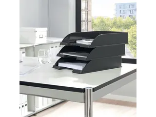 Brievenbak Leitz 5227 Plus standaard zwart A4 - 2