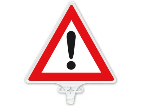 Bewegwijzeringsbord,V. Set Kettingstaanders,Uitroepteken