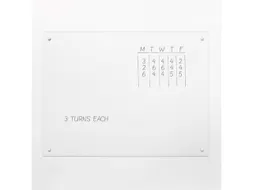 Glasbord Naga 50 x 100 cm Transparant