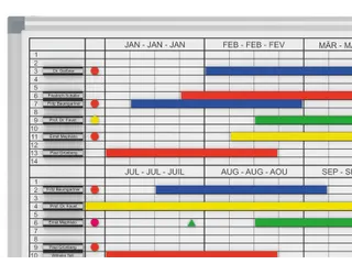 Maand- / Jaarplanner Magnetisch MAULstandard 60x90cm - 3
