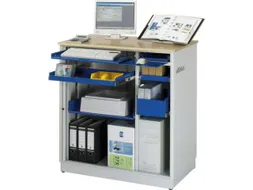 pc-kast,HxBxD 1100x1030x660mm,stopcontactdoos m. schakelaar