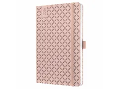 Weekagenda Flair A5 2026 (NL/FR/EN/DU) Pearl Rose Hardcover