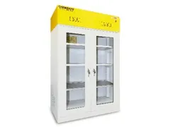 Opbergkast cytostatica CS106GH glazen deuren 1900x1140x600mm