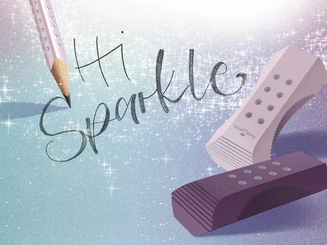 Gum Faber-Castell RollOn Sparkle display 20 stuks assorti kleur: rose,