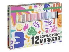 Acrylmarkers Nassau set à 12 kleuren