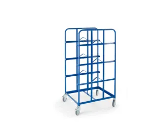 verzamelwagen,draagverm. 250kg,4etage(s),open,laadvl. LxB 610x410mm - 1