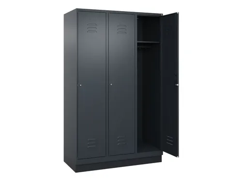 locker HxBxD 1950x1200x500mm 3vak vak B 400mm cil.-slot sokkel