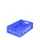 Euronorm Stapelkrat Pp 170x600x400mm Wand/bodem Gesloten Blauw 34l