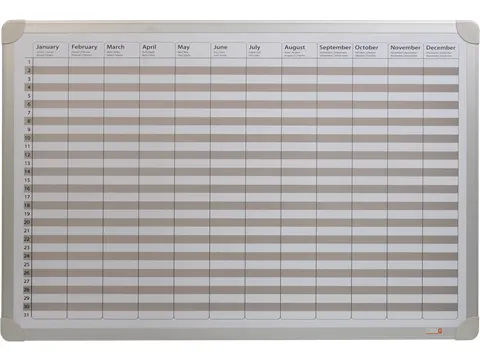 DESQ Whiteboard JaarPlanner 60x90cm