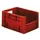 Euronorm Stapelkrat Rood 210x400x300mm 17.5l Grijpopening