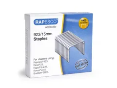 Agrafes Rapesco 923/15 mm par 1000 pièces