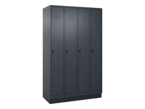 locker voor scheiding van kleding,HxBxD 1950x1200x500mm,4vak