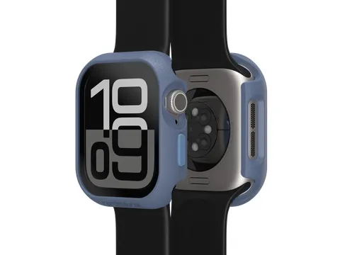 Case Eclipse Apple Watch Series 10 42mm blauw screenprotector