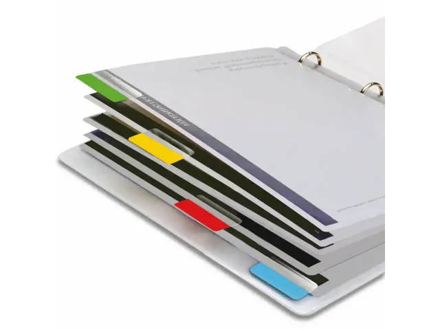 Indextabs Djois 12x40mm zelfklevend permanent assorti 48 stuks