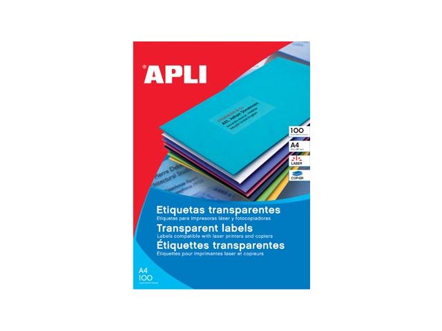 Apli Transparante Etiketten 70x37mm | ApliLabels.nl