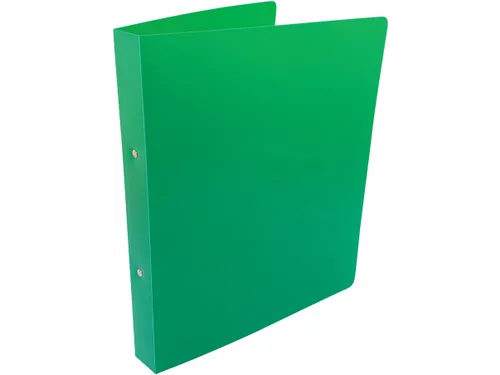 ringmap, voor ft A4, uit PP, 2 ringen van 25mm, groen