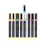 Krijtstift Securit Sma-510 Schuin 2-6mm Assorti Aardetinten