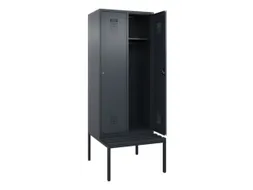 locker met bank,HxBxD 2120x800x815mm,2vak,vak B 400mm,cilinderslot