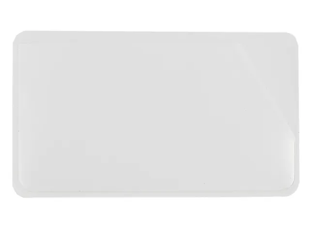 etikethouder,HxL 58x100mm,achterzijde magnetisch,wit