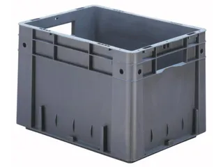 Euronorm Stapelkrat 270x400x300mm 23.3l Gesloten Grijs - 1
