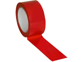 vloermarkeertape,PVC,rood,band LxB 33mx50mm - 2