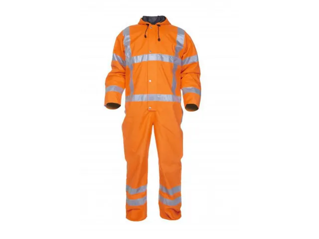 Hydrowear Ureterp regenoverall, fluo oranje, maat 2XL, per stuk