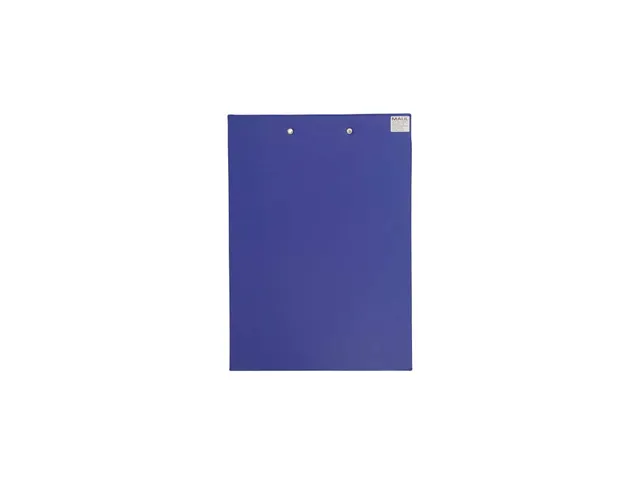 Klembord MAUL PVC folie Blauw A4 staand