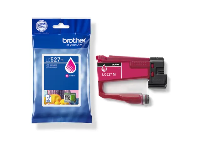 Inktcartridge Brother LC-527M rood 900 pagina's