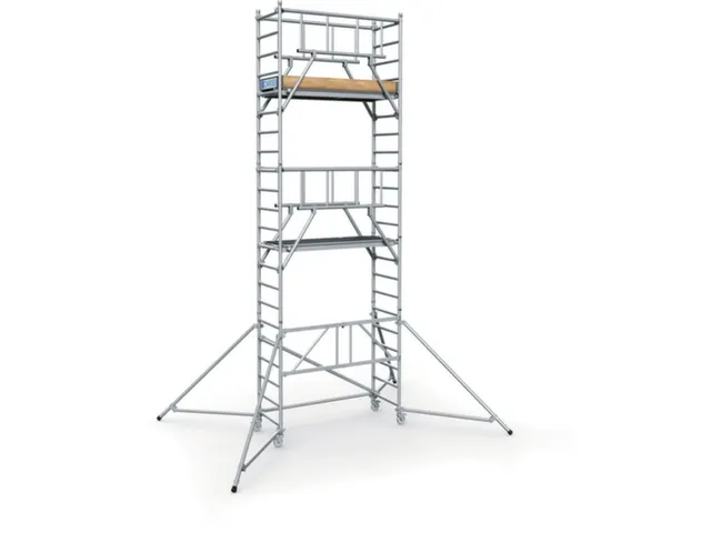 klapsteiger,platform H 4,55m,BxD 1800x600mm,steiger H 5,65m