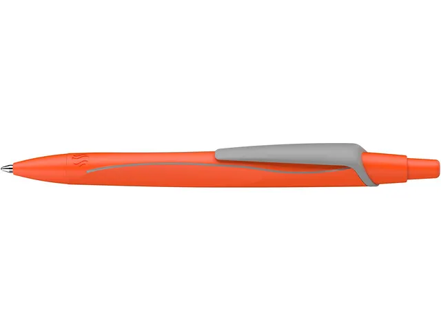 Stylo à bille Schneider Reco orange néon/couleur écriture bleue