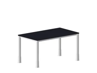 In hoogte verstelbaar bureau,HxBxD 720-840x1400x800mm,CC-zwart - 2