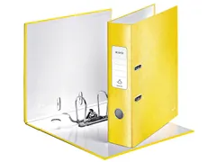 Ordner Leitz WOW 180° A4 80mm karton geel