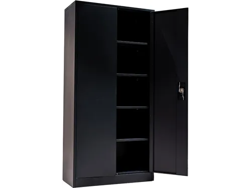 Draaideurkast 1850x900x400mm Zwart
