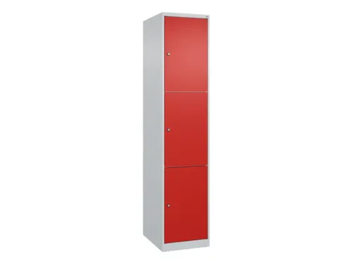 lockerkast,HxBxD 1850x400x500mm,1x3vakken,vak B 400mm,cil.-slot