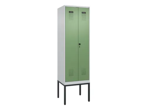locker voor scheiding van kleding,HxBxD 2120x600x500mm,2vak
