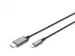 USB-C HDMI-adapter 1,8m 4K/30Hz zwart metalen behuizing