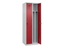 locker voor scheiding van kleding,HxBxD 1850x600x500mm,2vak