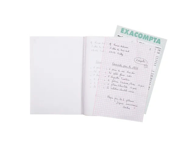 Orderboek Q5x5 21x14,8cm 50bl dupli