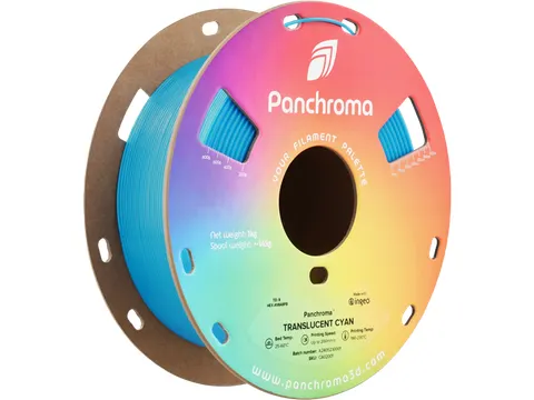 PLA Translucent 1,75mm Cyaan 1kg Panchroma 3D Filament