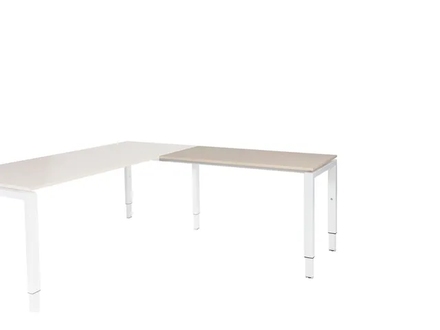 Domino Aanbouw Hoogte Verstelbaar 1200x600mm Robson Eiken 25mm Wit