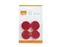Magneet Nobo 38mm rood 4 stuks