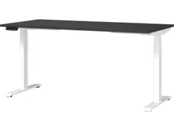 Elektrisch ihv bureau,HxBxD 720-1200x1600x800mm,blad grafiet