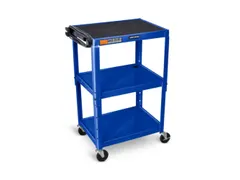 bijzetwagen,HxLxB 610-1060x610x460mm,blauw,3niveau(s)