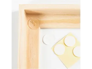 Canvaspaneel Creativ Company met lijst 158x158mm wit - 3