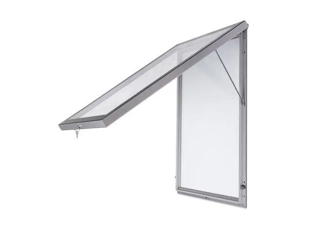 Vergrendelbaar Posterframe Slim Premium Design Outdoor A1 Alu/ Zwart