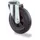 zwenkwiel,draagverm. 100kg,massief rubber-banden,ØxB 125x38mm