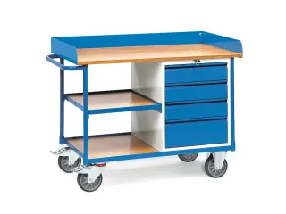 Werkplaatswagens Met Werkblad 2437 400kg 1120x650mm Ral5007 - 1